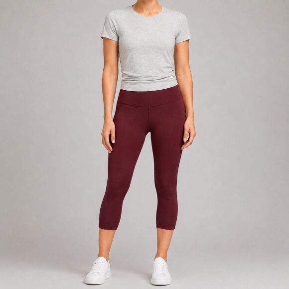 lululemon athletica Pants - Lululemon Wunder Under Crop Hi-Rise 21" Deep Luxe Women's 4 W6AG0S